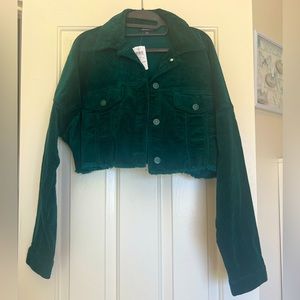 Corduroy Cropped Jacket